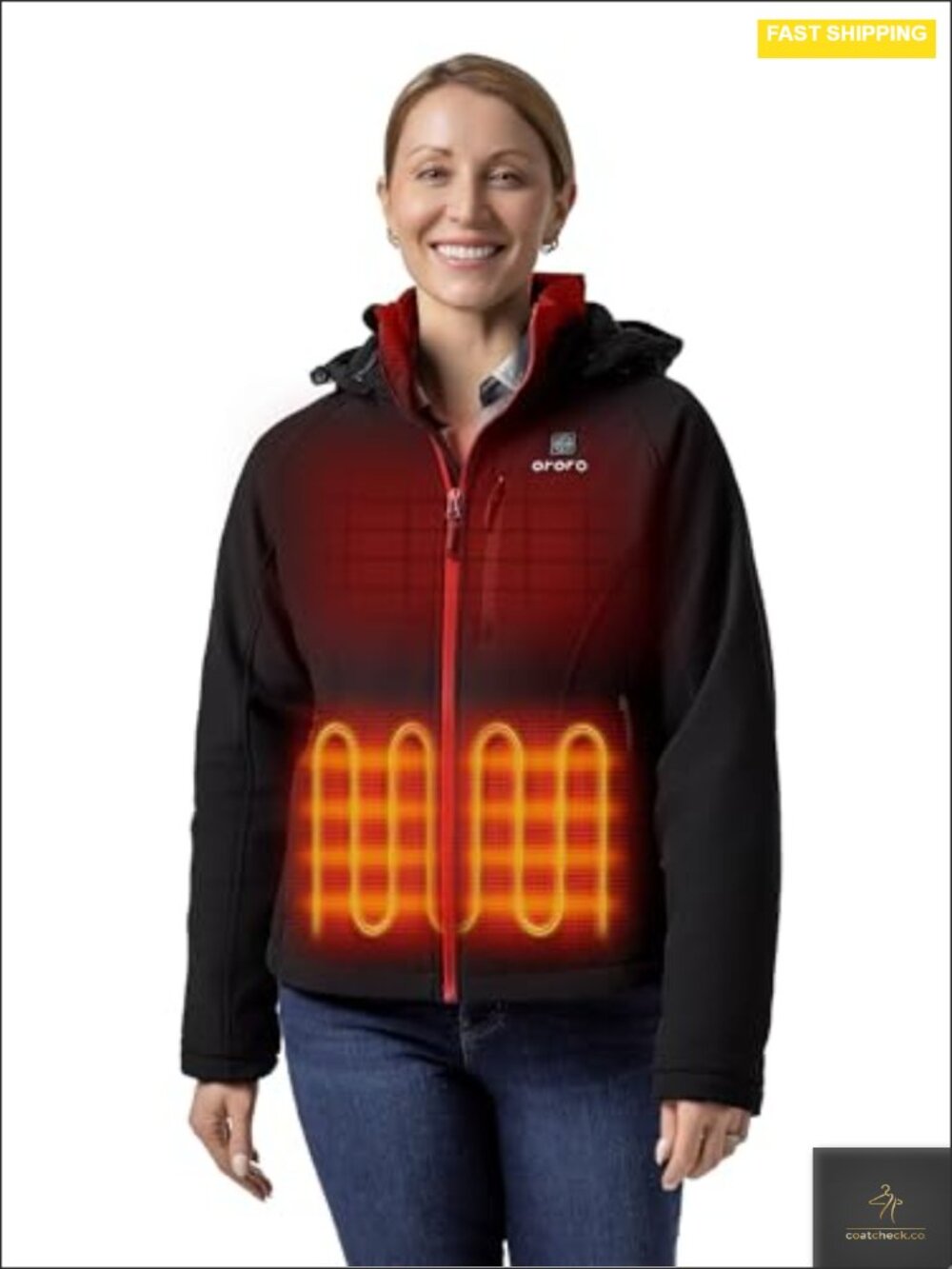 Women's Heated Insulated Jacket with Battery Pack
